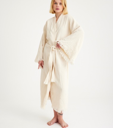 Müslin Bornoz Kimono Kaftan
