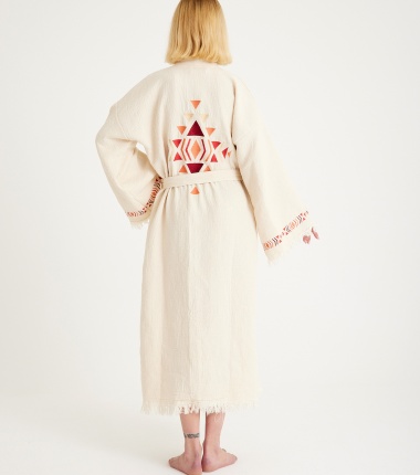 Müslin Bornoz Kimono Kaftan