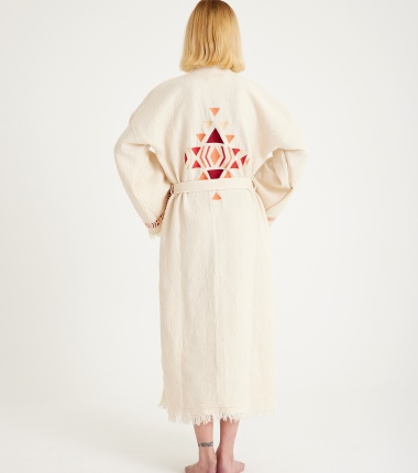 Müslin Bornoz Kimono Kaftan
