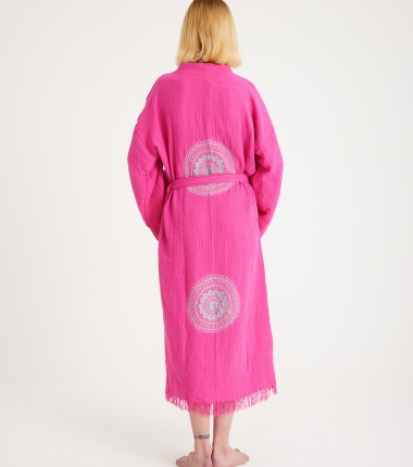 Müslin Bornoz Kimono Kaftan
