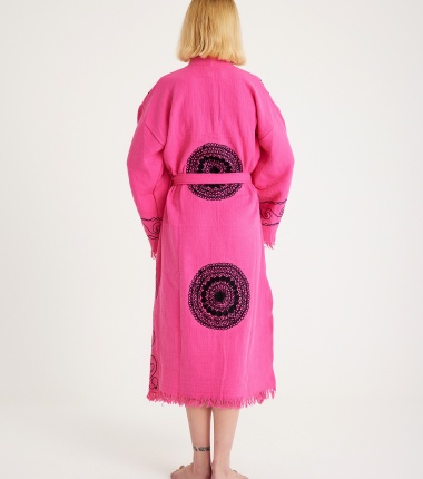 Müslin Bornoz Kimono Kaftan