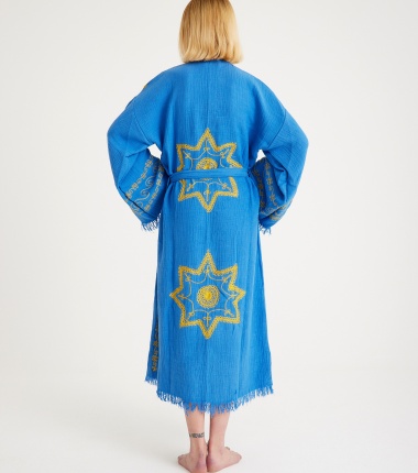 Müslin Bornoz Kimono Kaftan